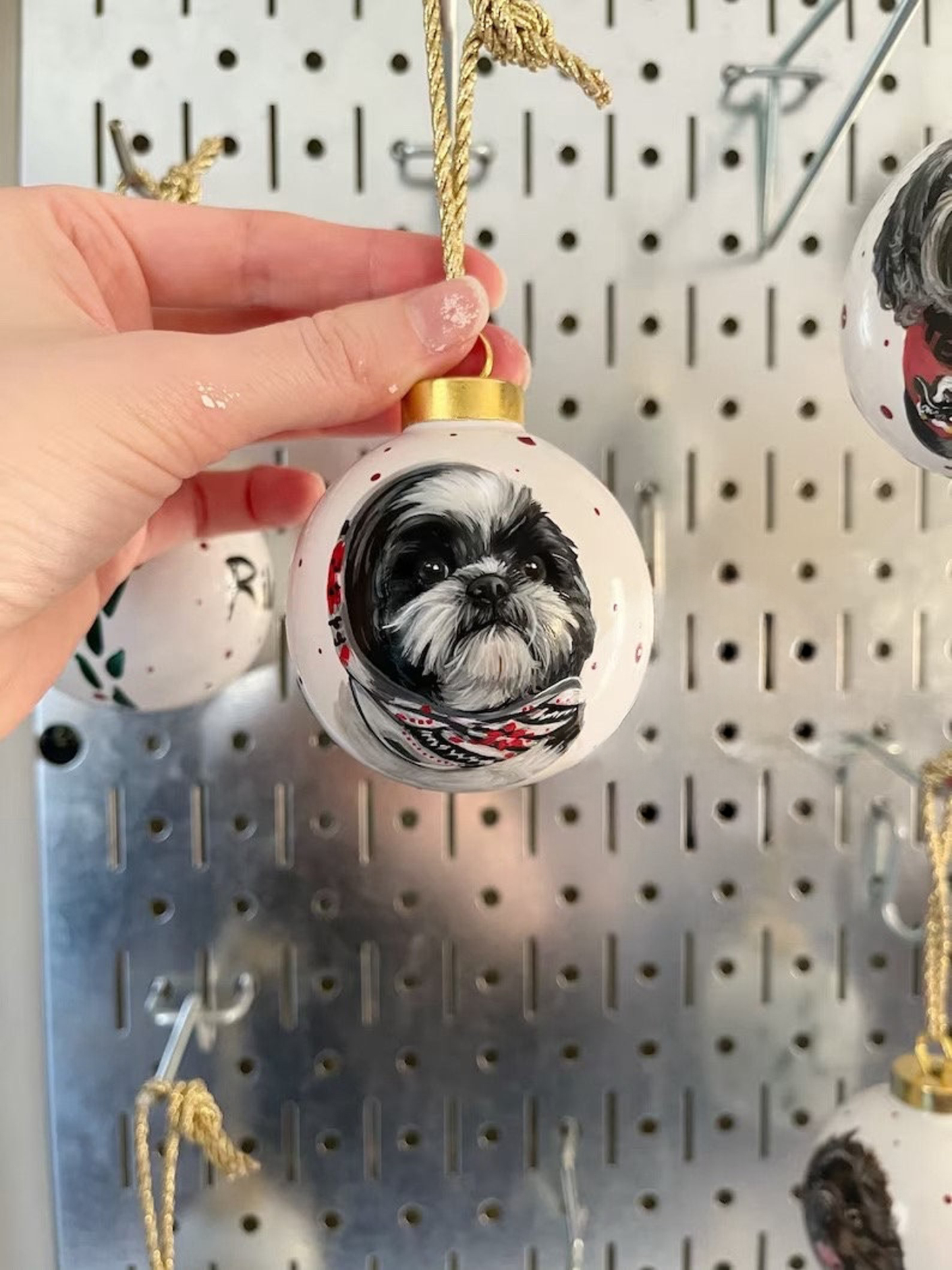 Custom Pet Portrait Ceramics Ornament from Your Photographs, Cat, Dog, Horse