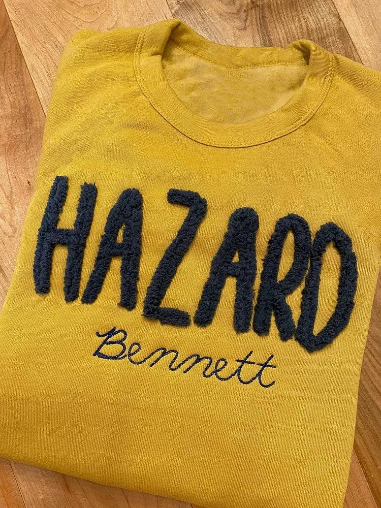 Custom Chenille Team Sweatshirt