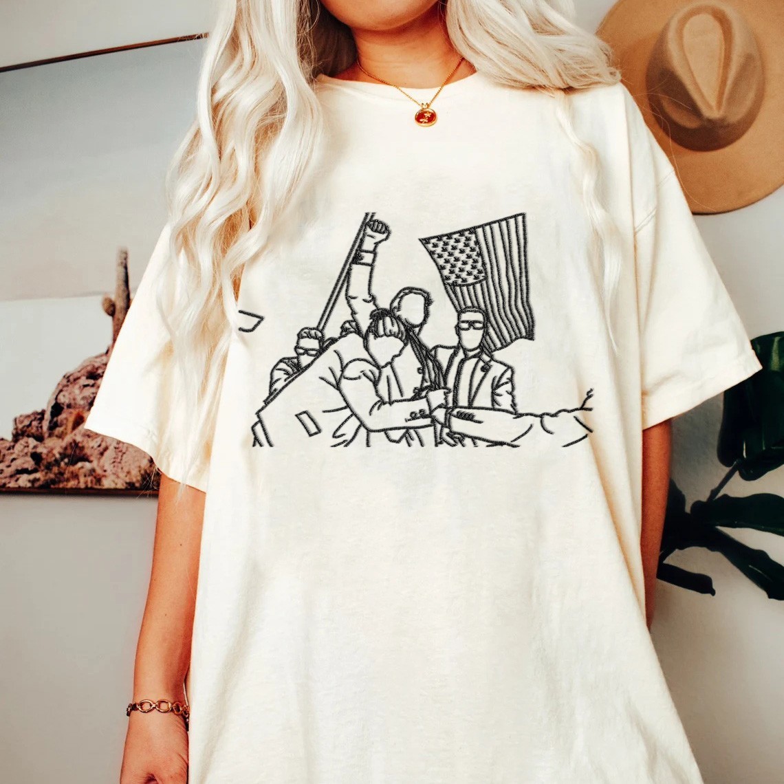 2024 Embroidered T-shirt