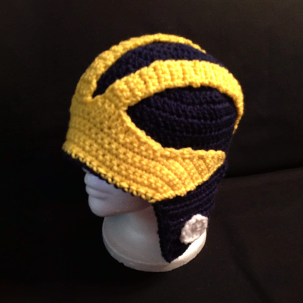 University of Michigan Inspired Helmet Hat
