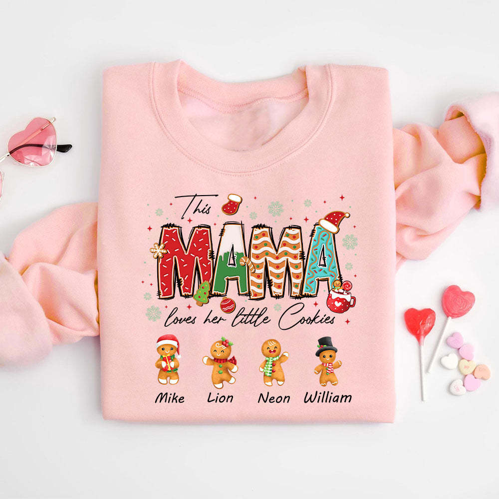 Custom Christmas Gingerbread Cookie Baking Sweatshirt