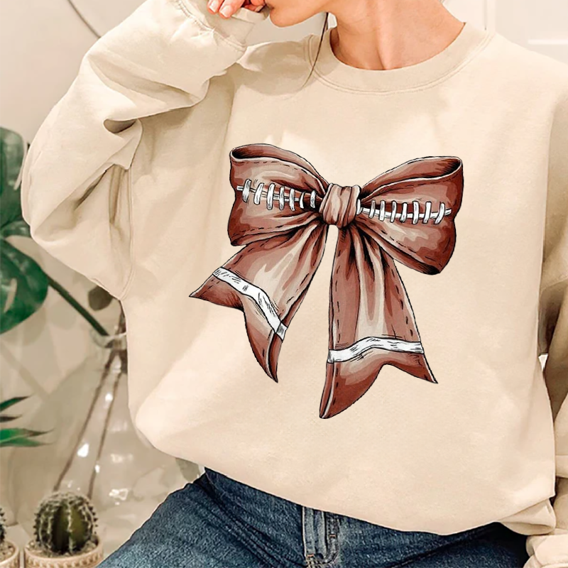 Football Bow Shirt, Football Mom Shirt, Comfort Shirt, Football Season Shirt, Fall Shirt, Football Sweatshirts, Football Mama Shirts, Bows
