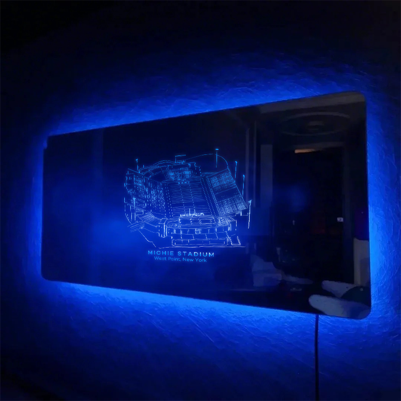 Michie Stadium Mirror Light - Gifts for Sports Lovers