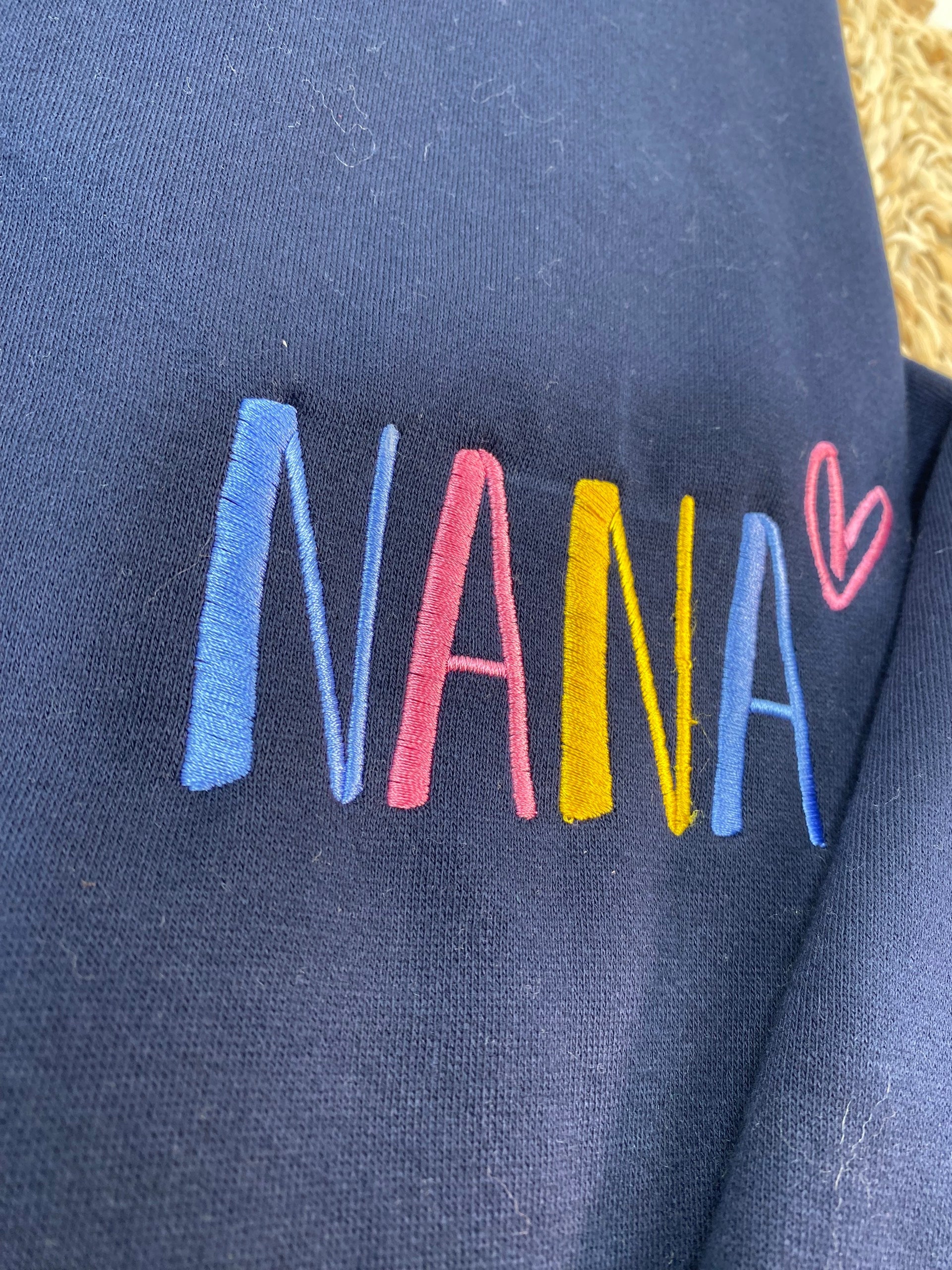 Custom Embroidered Grandma Trend 2024 Sweatshirt