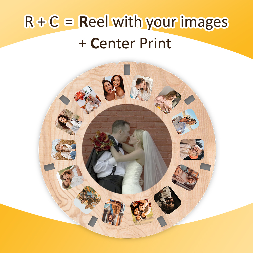 Personalized Viewmaster style reel Proposal Wedding Mother's Celebration Anniversary Birthday