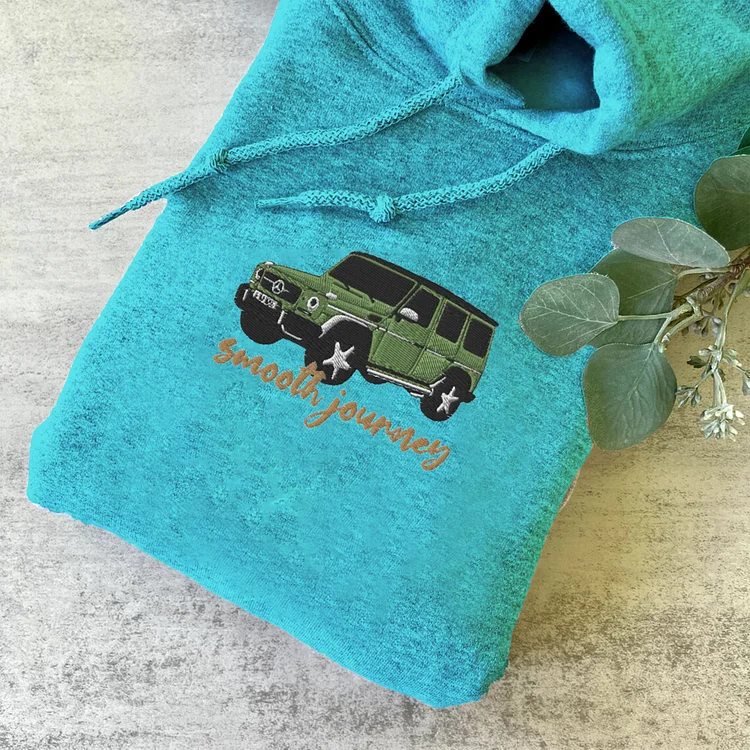 Extreme Speed Hoodie Embroidered Lovely Car Embroidered Hoodie