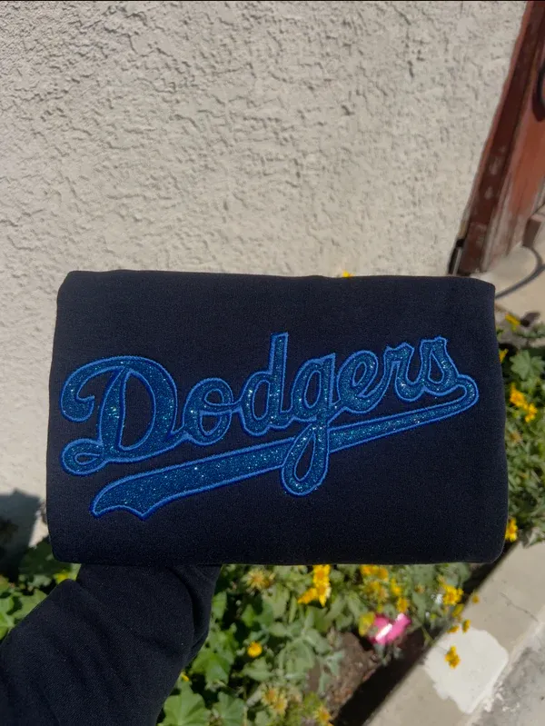 Custom Glitter Team Name Sweatshirt Hoodie