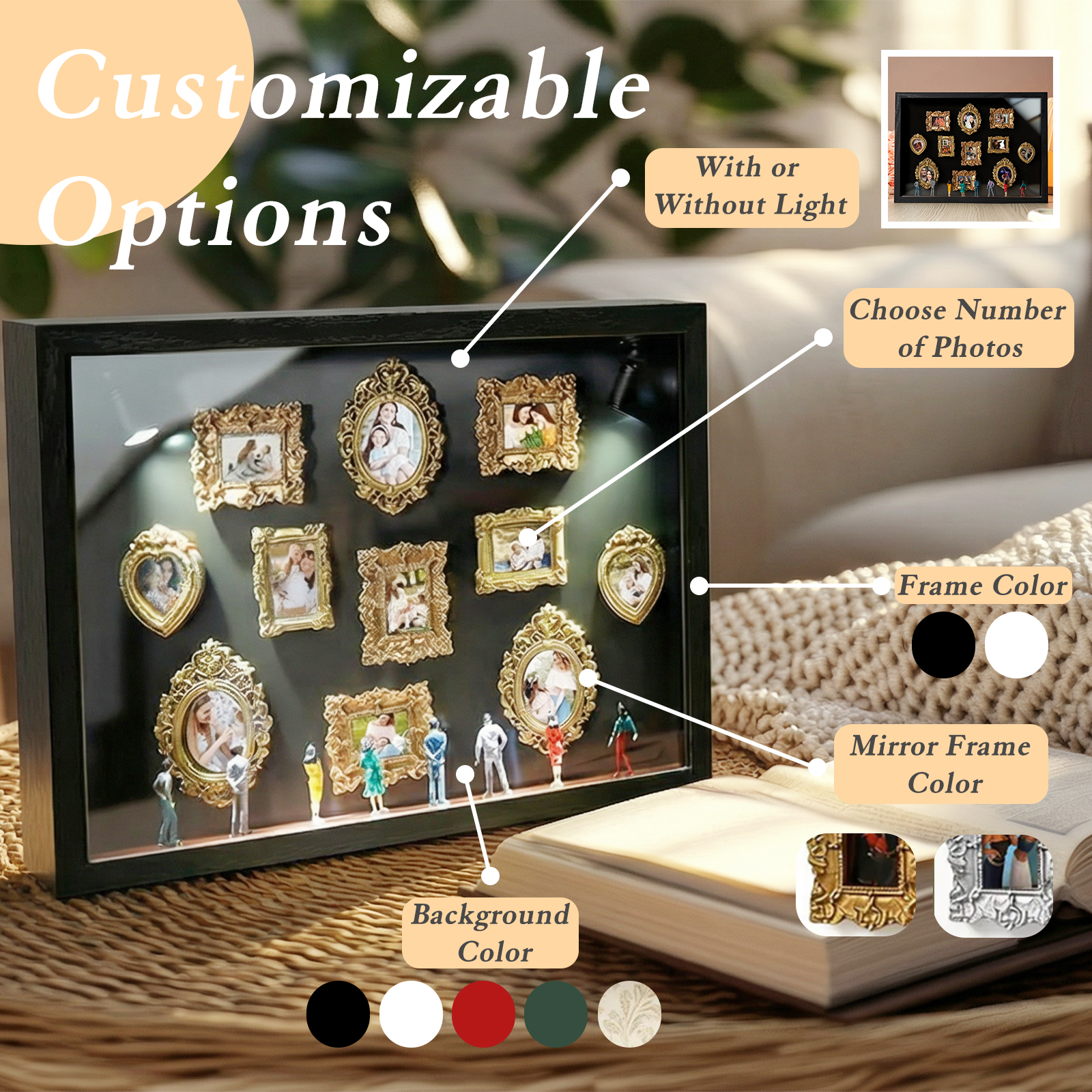 Mini Museum of Us Frame Meaningful Gift For Mom Grandma