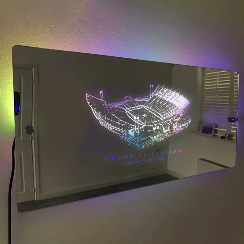 Memorial Stadium (Clemson) Mirror Light - Gifts for Sports Lovers