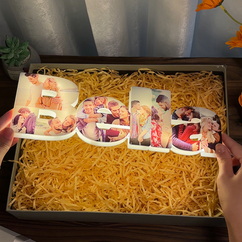 Personalized Name Acrylic Photo Night Light