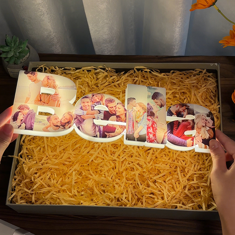 Personalized Name Acrylic Photo Night Light