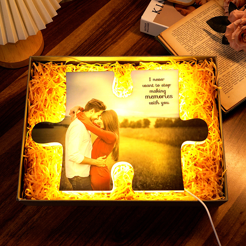 Custom Puzzle Photo Acrylic Night Light