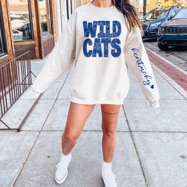 Personalized Sequin Applique Gameday Sweatshirt