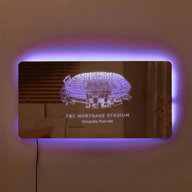 FBC Mortgage Stadium Mirror Light - Gifts for Sports Lovers