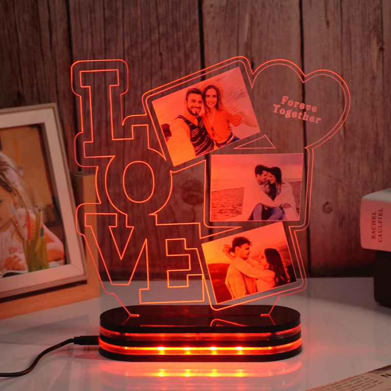 Personalized Love Photo Night Light
