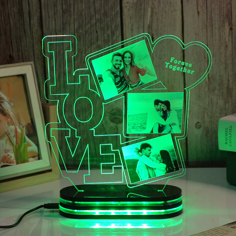 Personalized Love Photo Night Light