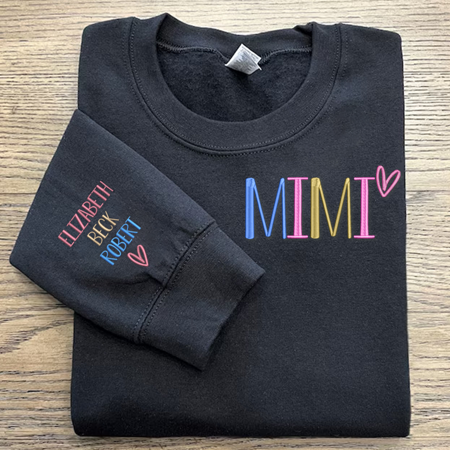 Custom Embroidered Grandma Trend 2024 Sweatshirt