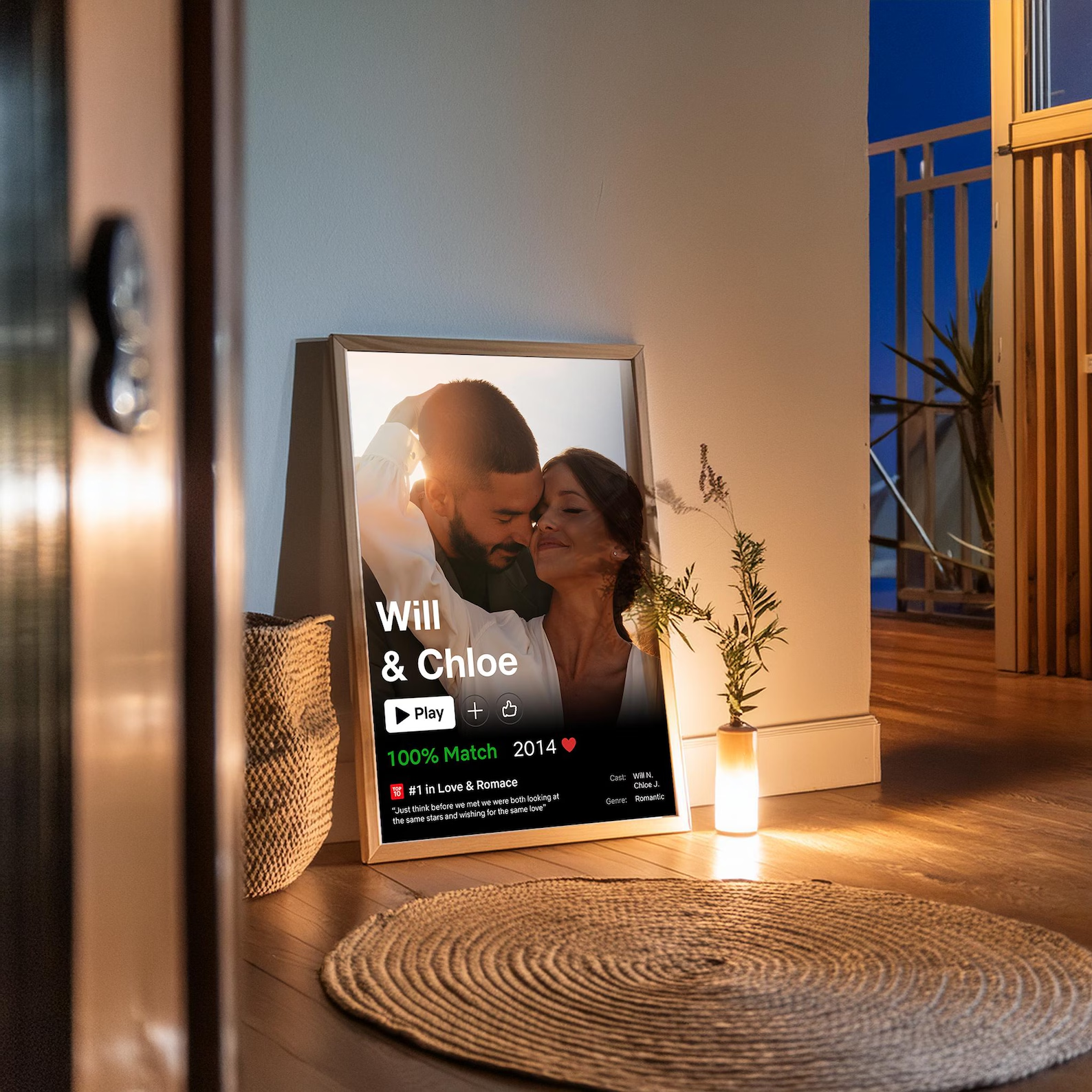 Personalised Couple Movie Poster