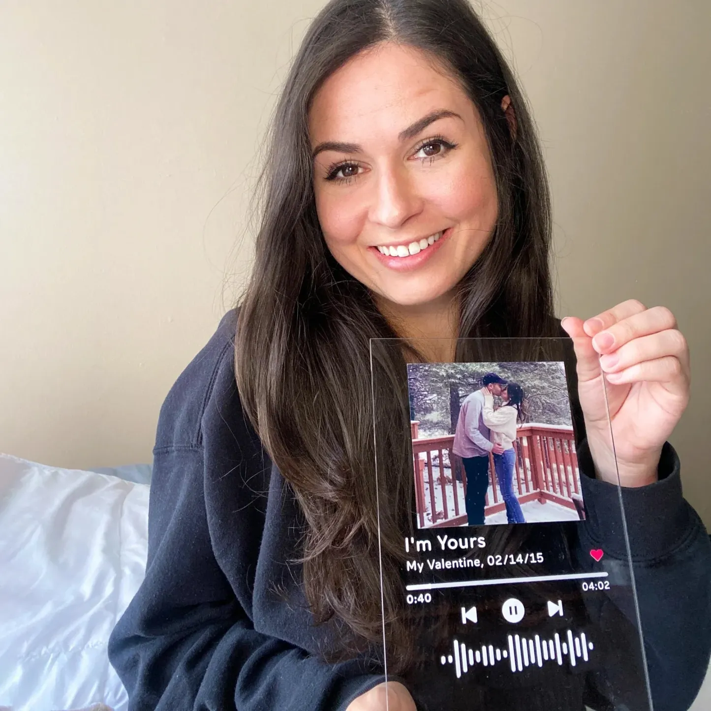 Custom Photo Music Plaque Night Light