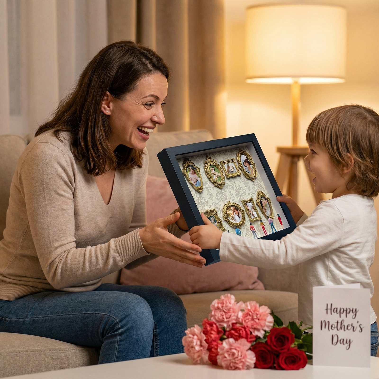 Mini Museum of Us Frame Meaningful Gift For Mom Grandma
