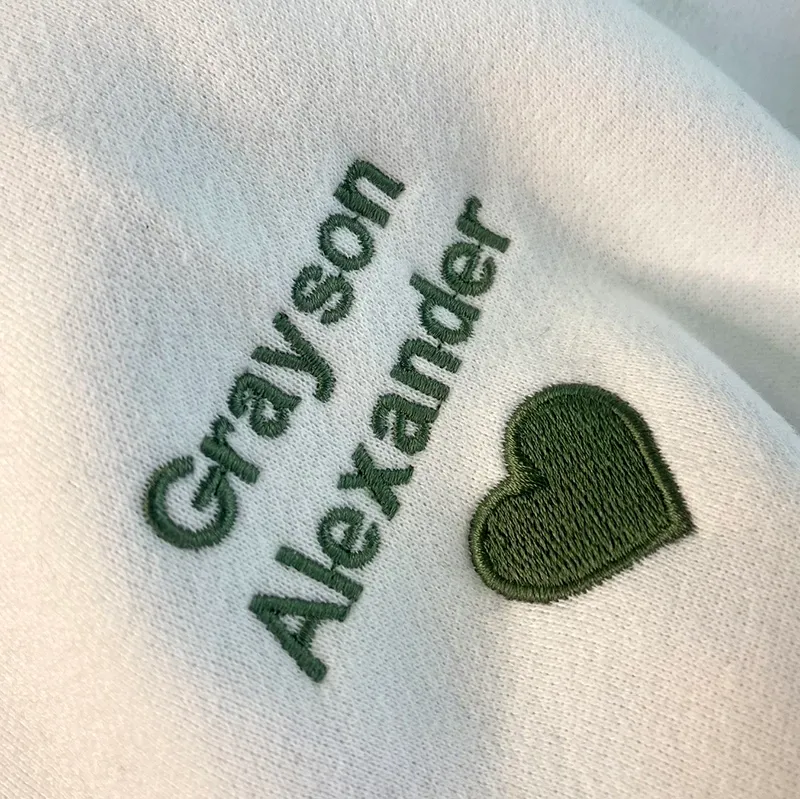 Custom Embroidered DAD Sweatshirt, Father's Day Gift