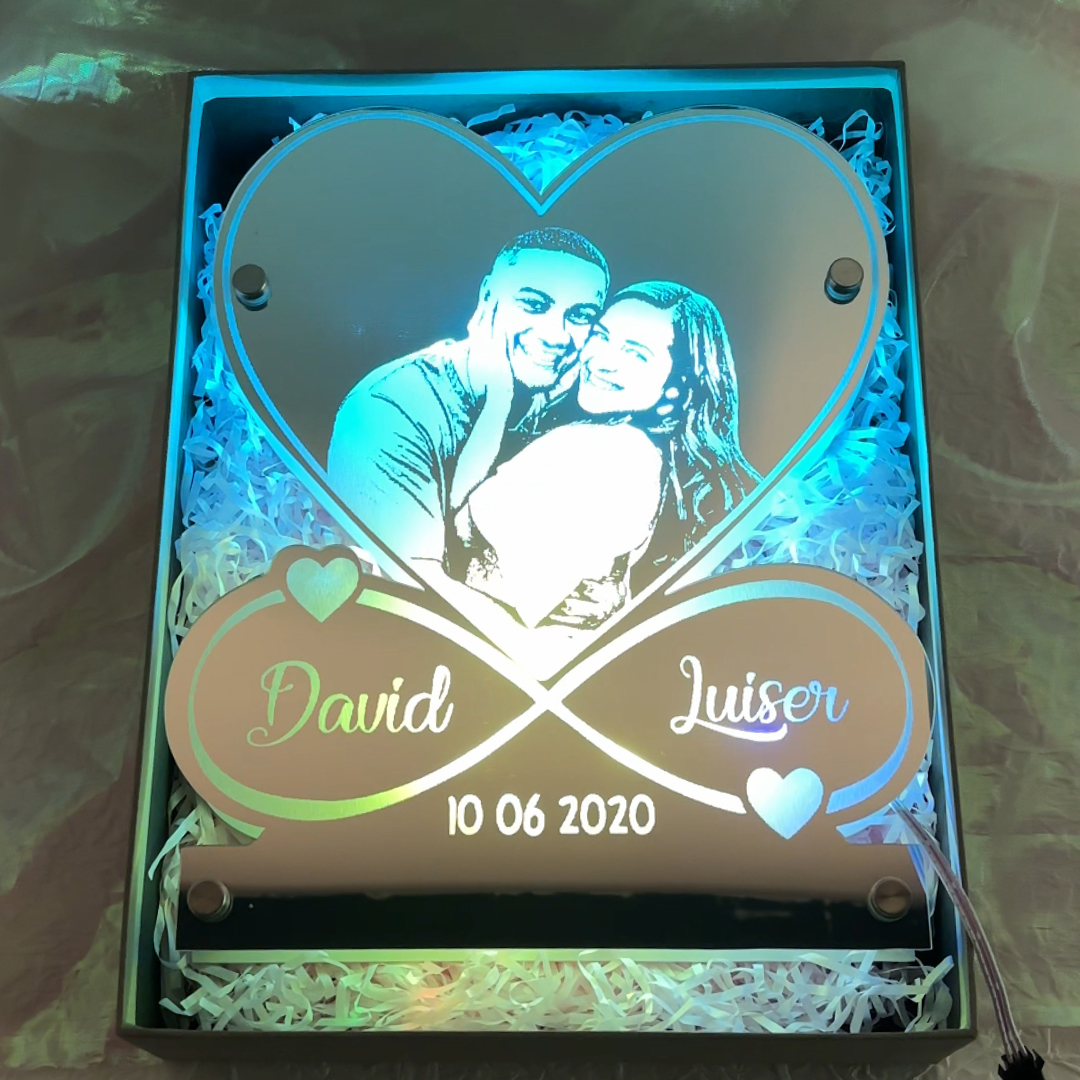Custom Infinity Love Mirror Light