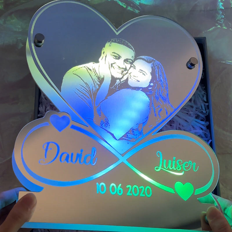 Custom Infinity Love Mirror Light