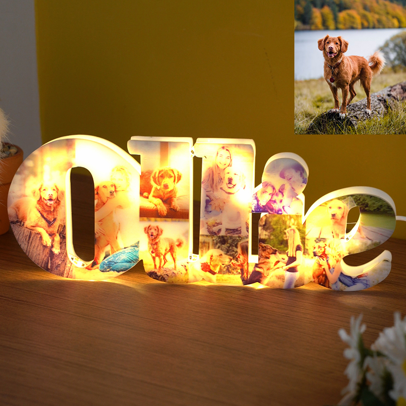 Personalized Name Acrylic Photo Night Light