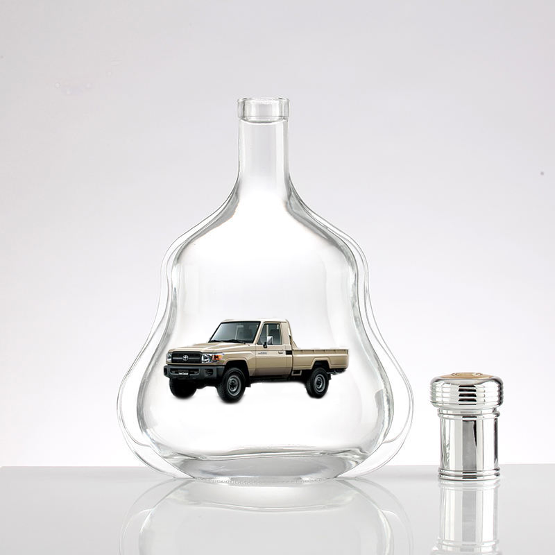 Custom Whiskey Bottles With Car Portrait