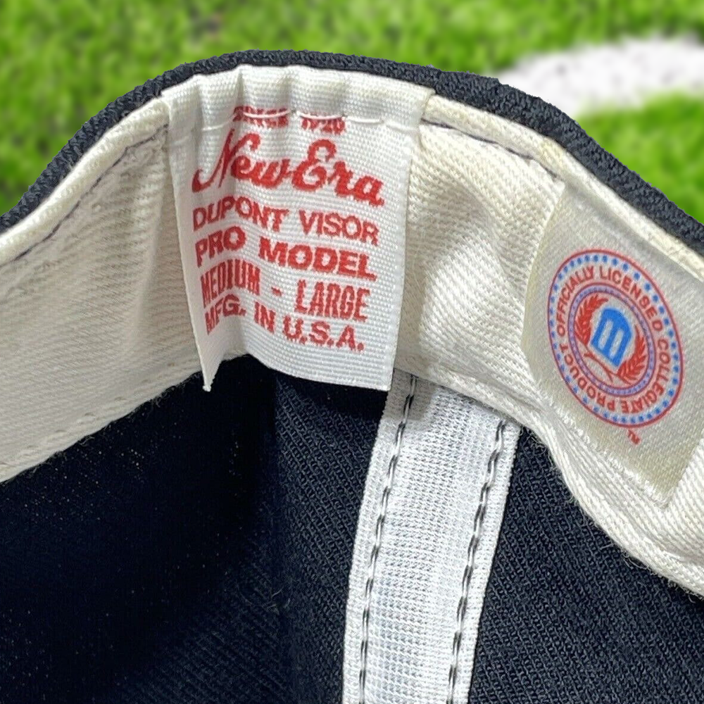 Vintage New Era Michigan Victors Club Hat Blue Dupont Visor