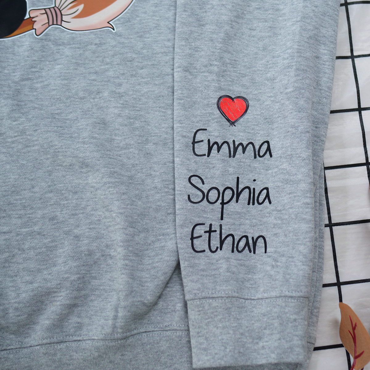 Grandma Life Witch Sweatshirt, Custom Grandma & Kids Halloween, Gift For Grandma Sweatshirt