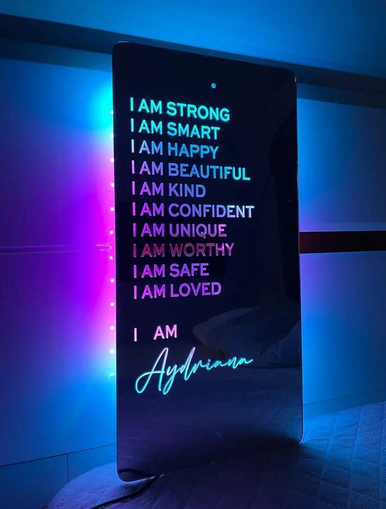 🎁Affirmations Mirror - I Am Mirror(Advantages: Customizable)