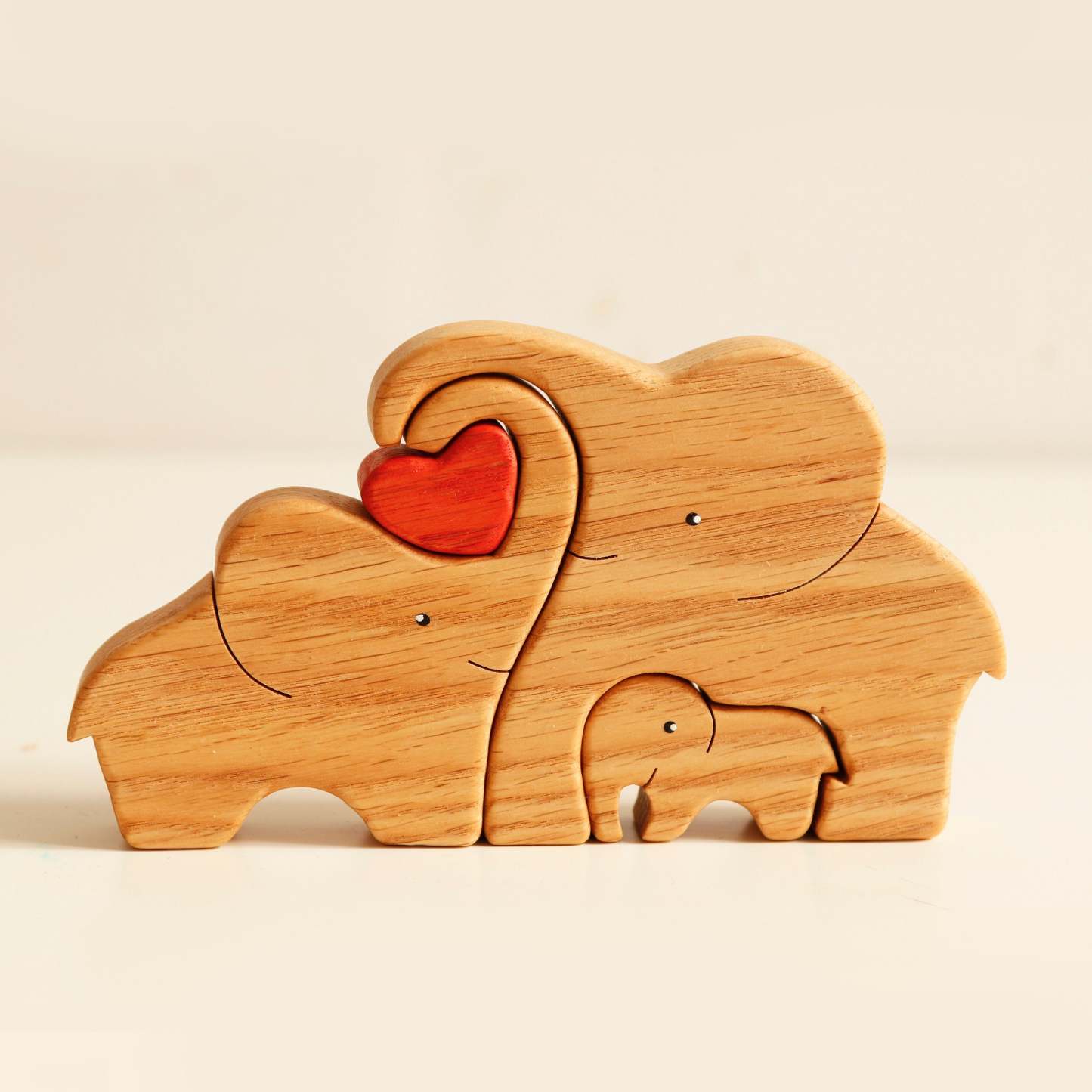 Wooden Elephants Family Puzzle 8 Childs🐘