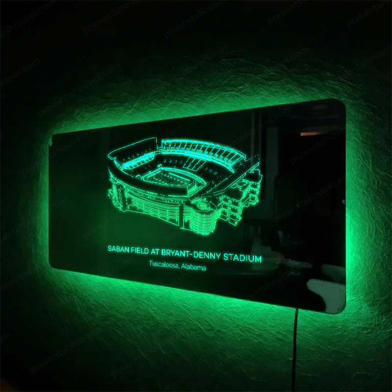 Bryant-Denny Stadium Mirror Light - Gifts for Sports Lovers