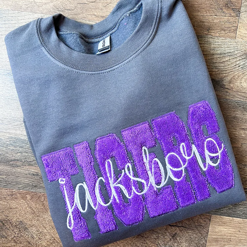 Custom Applique Patch Sweatshirt