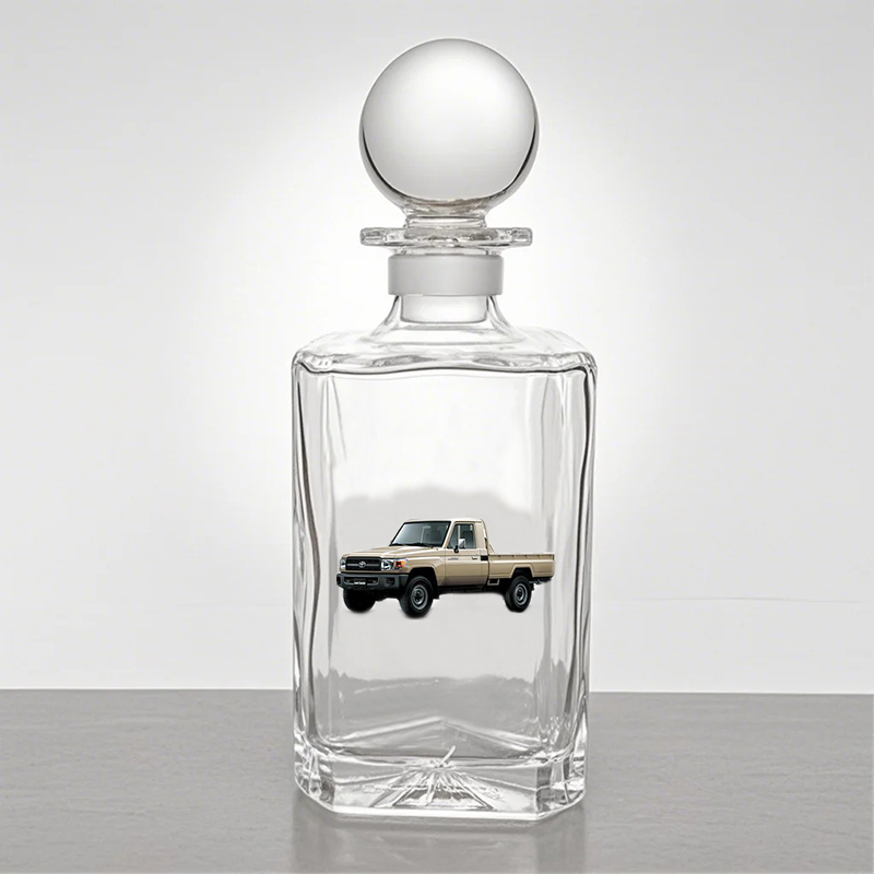 Custom Whiskey Bottles With Car Portrait
