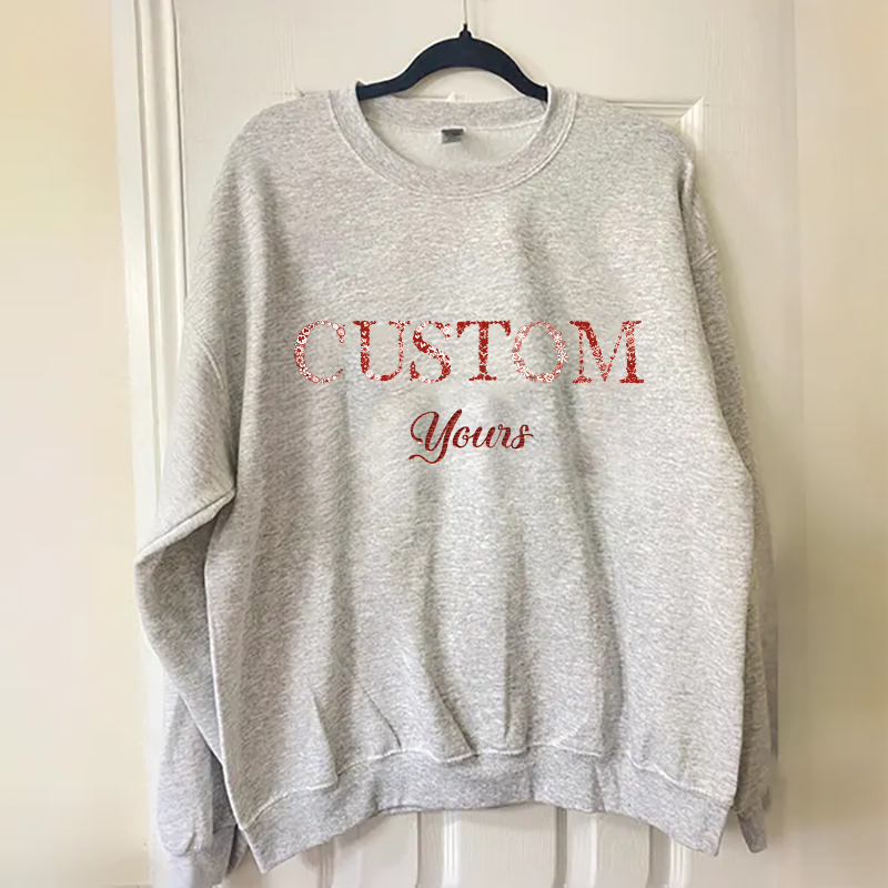Custom College Football Sweatshirts With Trendy Floral Embroidery