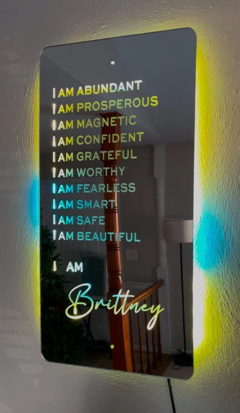 🎁Affirmations Mirror - I Am Mirror(Advantages: Customizable)