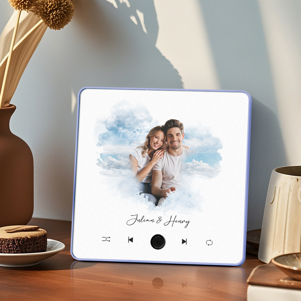 Customized Music Fridge Magnet Personalized Photo Fridge Magnet Can Play Songs and Adjust Volume