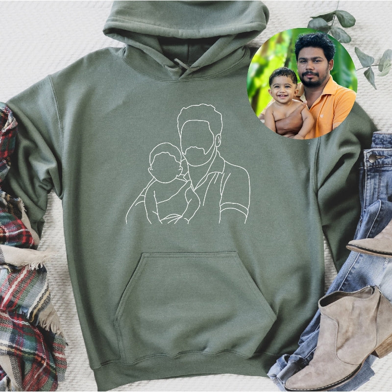 Custom Embroidered Sweatshirt and Hoodie Gifts For Family