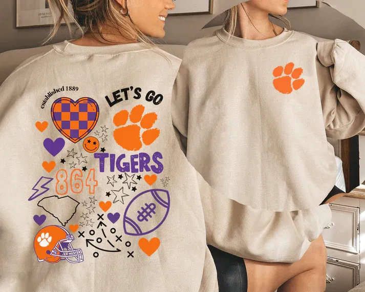 Clemson Game Day Sweatshirt Hoodie T-shirt