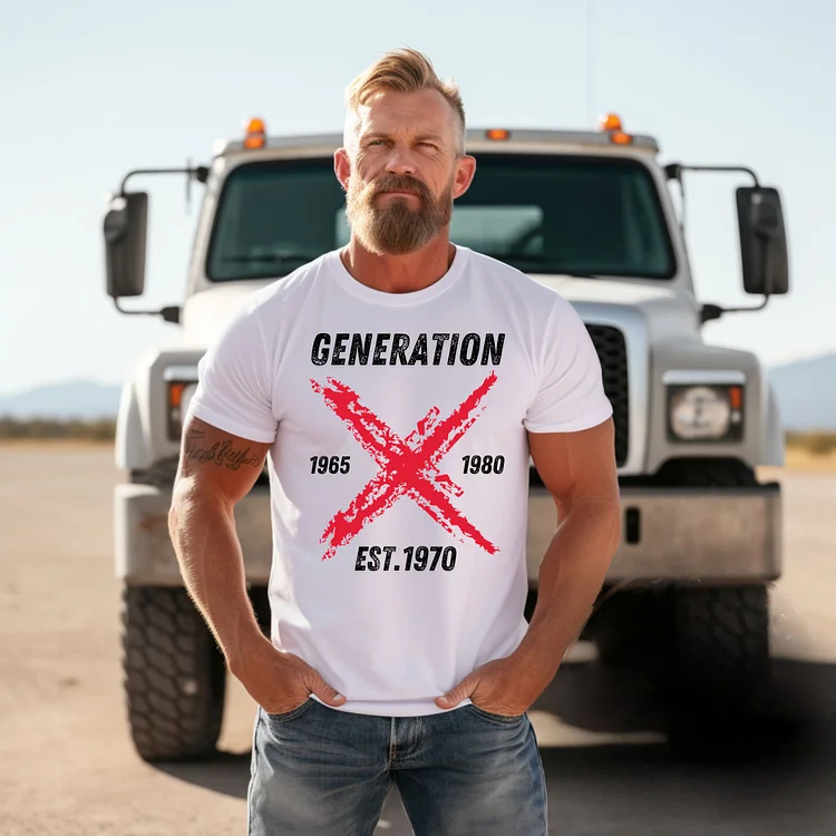 Custom Gen X Man T-Shirt-Fuck Around-Find Out
