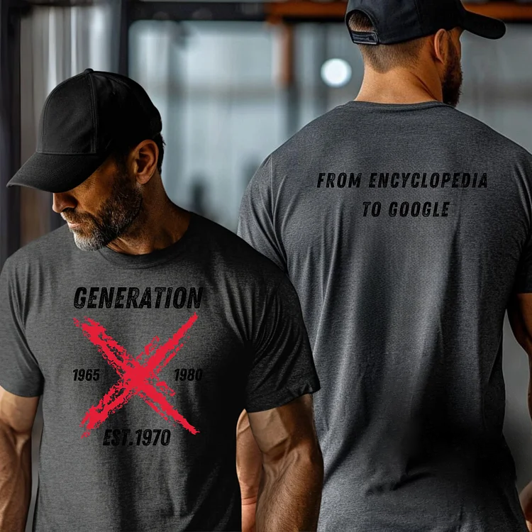 Custom Gen X Man T-Shirt-Fuck Around-Find Out