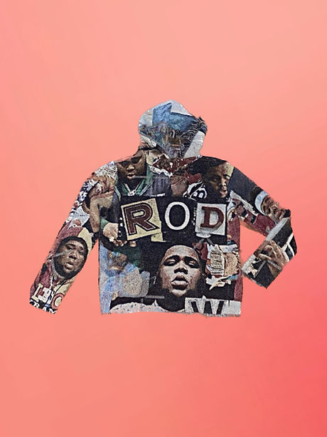 Custom Vintage Photo Rod Wave Tapestry Hoodie