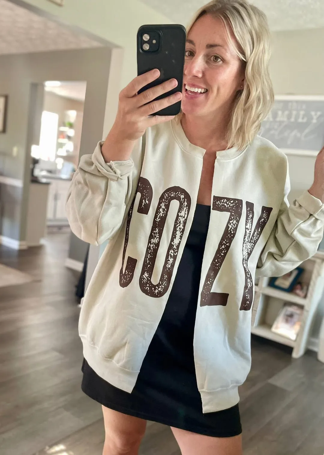 🏈📣 Game Day Split Print Sweatshirt | Customizable