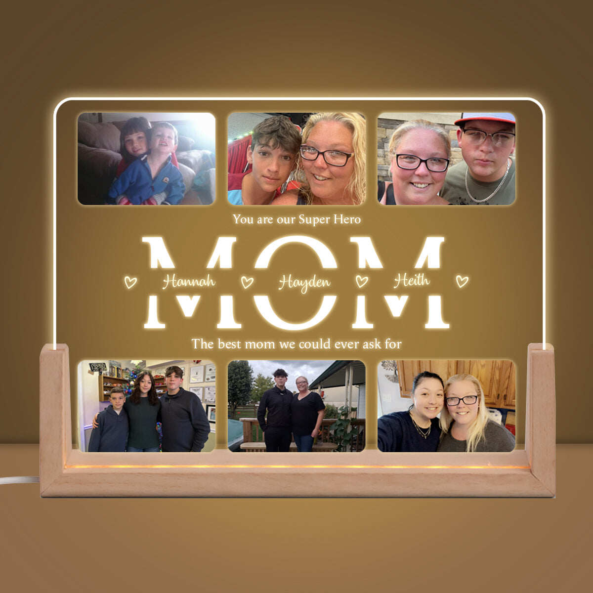 Personalized Custom Photo Night Light