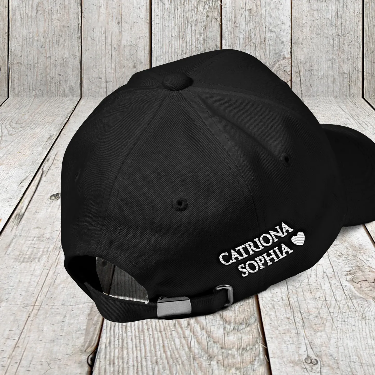 Dad Papa Grandpa With Kids' Names - Personalized Embroidered Cap