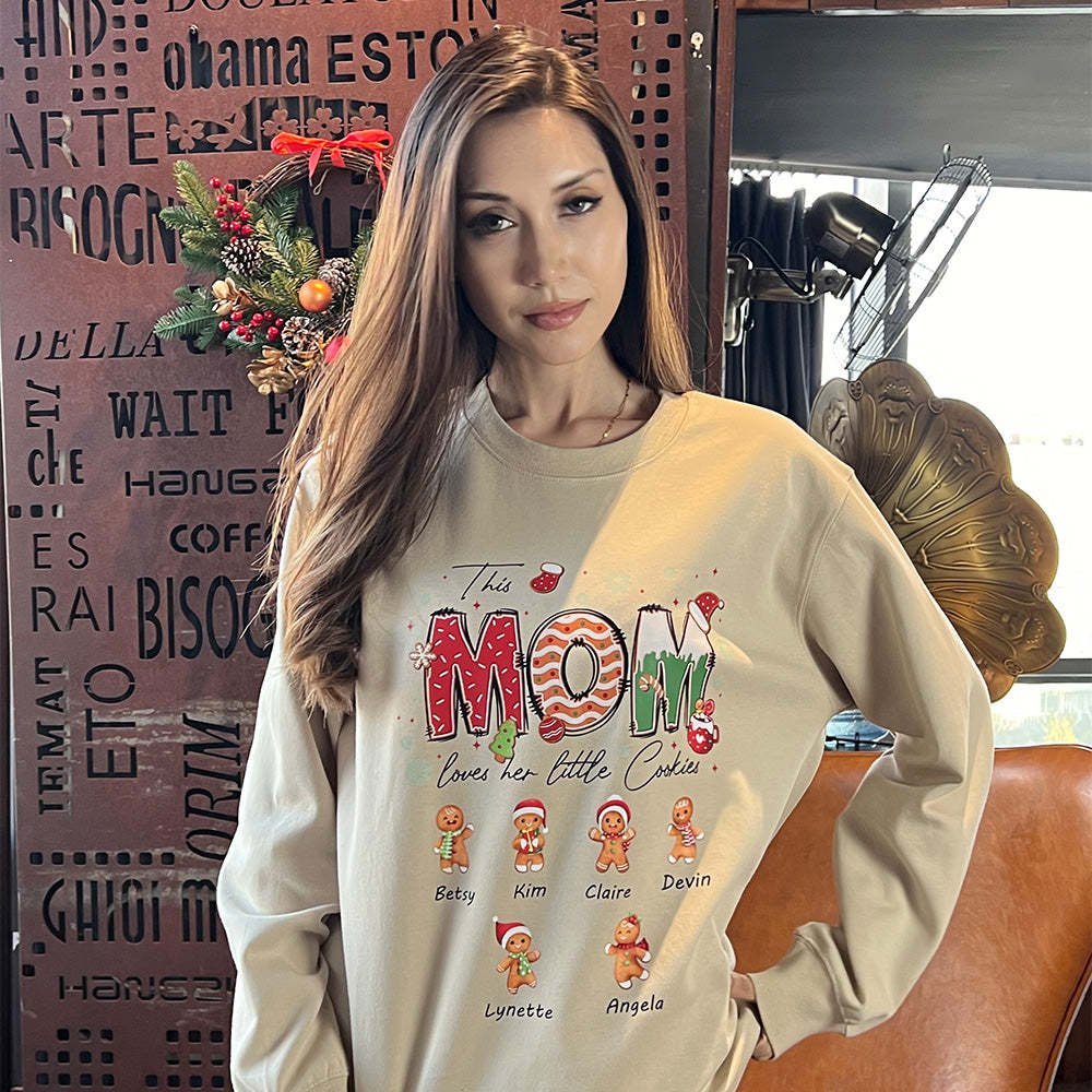 Custom Christmas Gingerbread Cookie Baking Sweatshirt