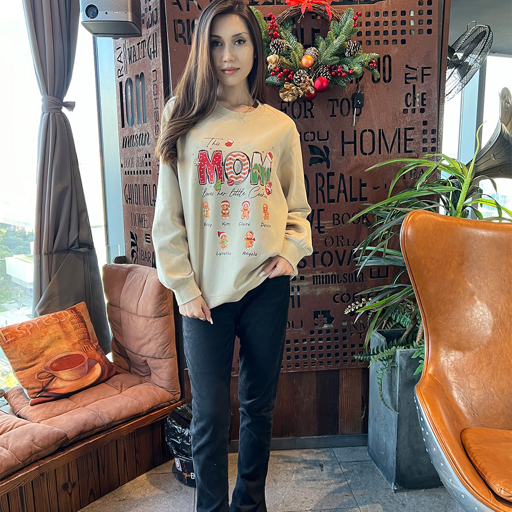 Custom Christmas Gingerbread Cookie Baking Sweatshirt