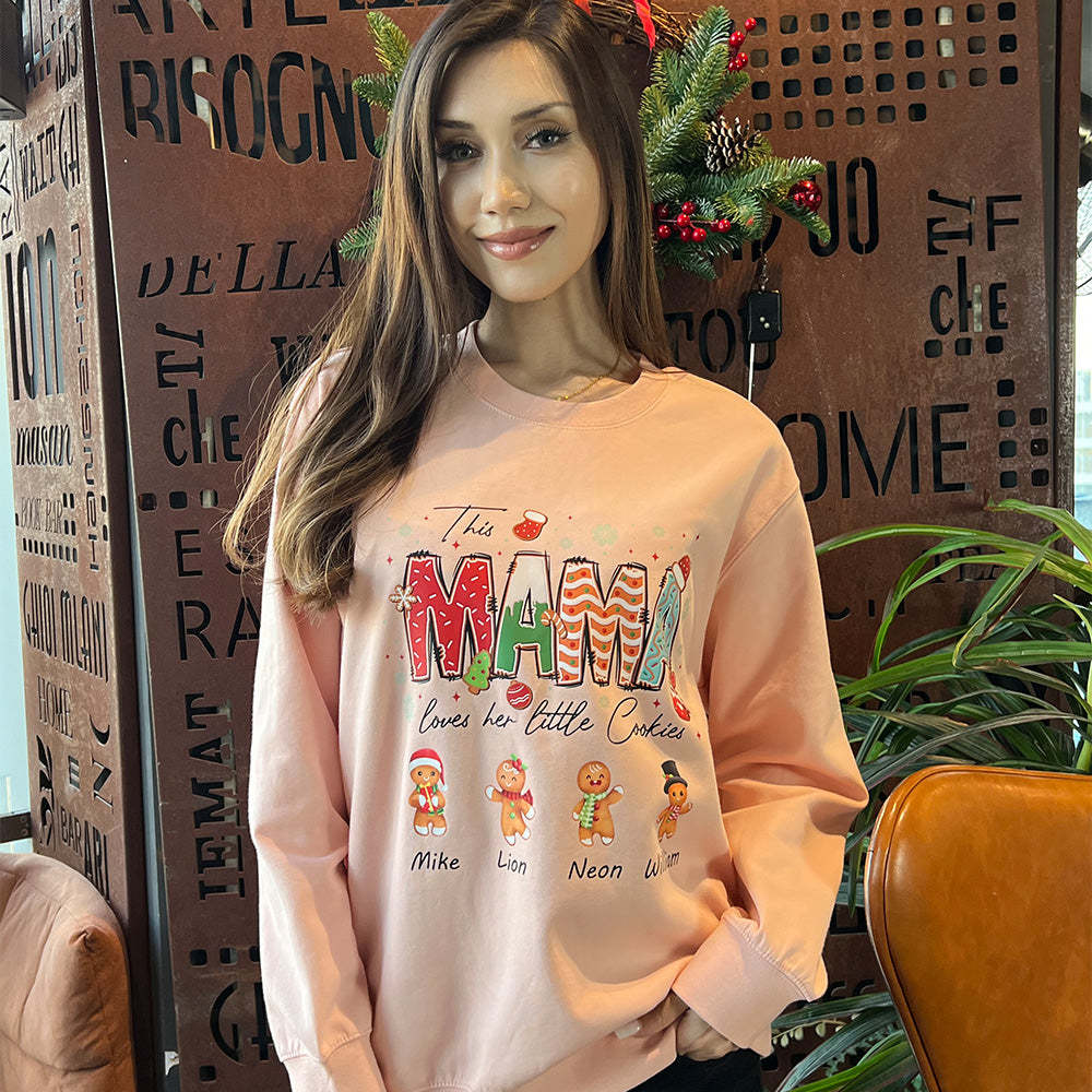 Custom Christmas Gingerbread Cookie Baking Sweatshirt